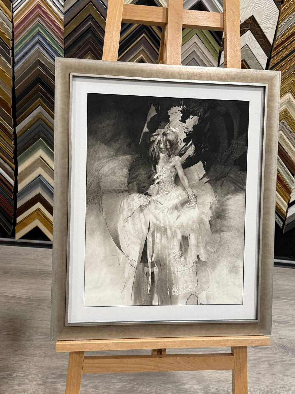 Оформление картин в багет удалённо