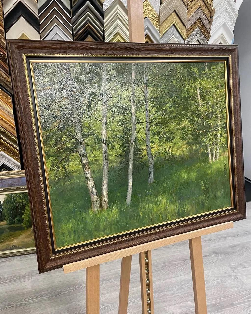 Комбинирование багетов для оформления картин