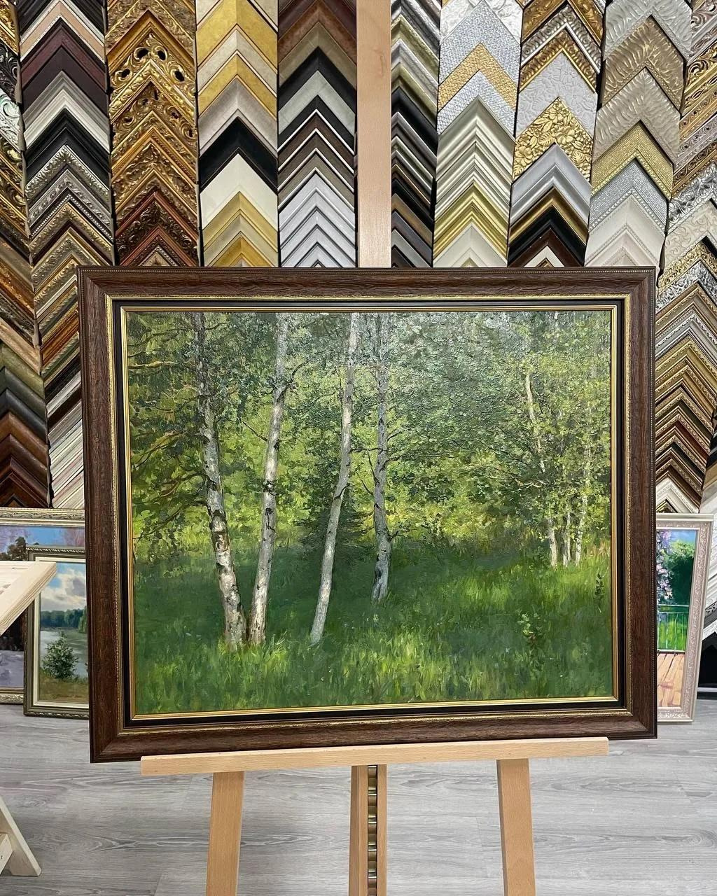 Комбинирование багетов для оформления картин